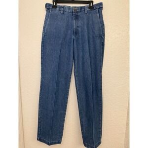Haggar Mens Classic Fit Blue Denim Jeans‎ Pants Size 32x32
